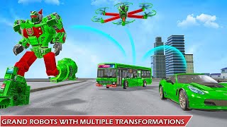 Bus Robot Car Game Drone Robot Transforming Game Game Hippo Studio Gameplay 