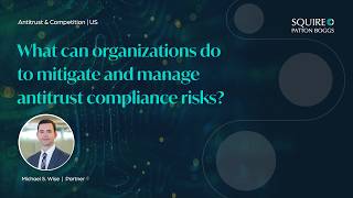 Antitrust in focus: What can organizations do to mitigate and manage antitrust compliance risks?