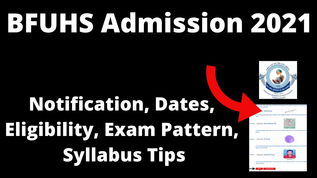 BFUHS Admission 2021: Application, Exam Pattern, Eligibility Criteria, Syllabus, Preparation Tips