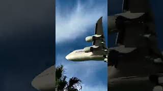 Lufthansa Boeing 747 Takeoff From Los Angeles Int Airport