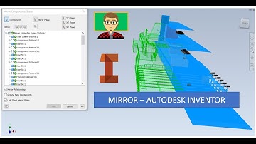 Ahorrar Trabajo en Autodesk Inventor con La herramienta Mirror en Ensamble
