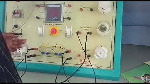 Two way and three way control of lamp, VTU PHYSICS CYCLE LAB EXPERIMENT
