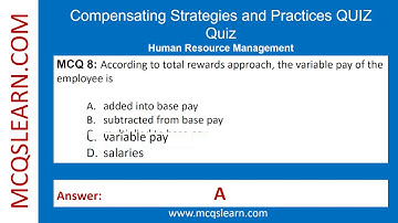 Compensation Management MCQ Questions Answers PDF | Compensation Management Notes | Ch 1 MCQs | App