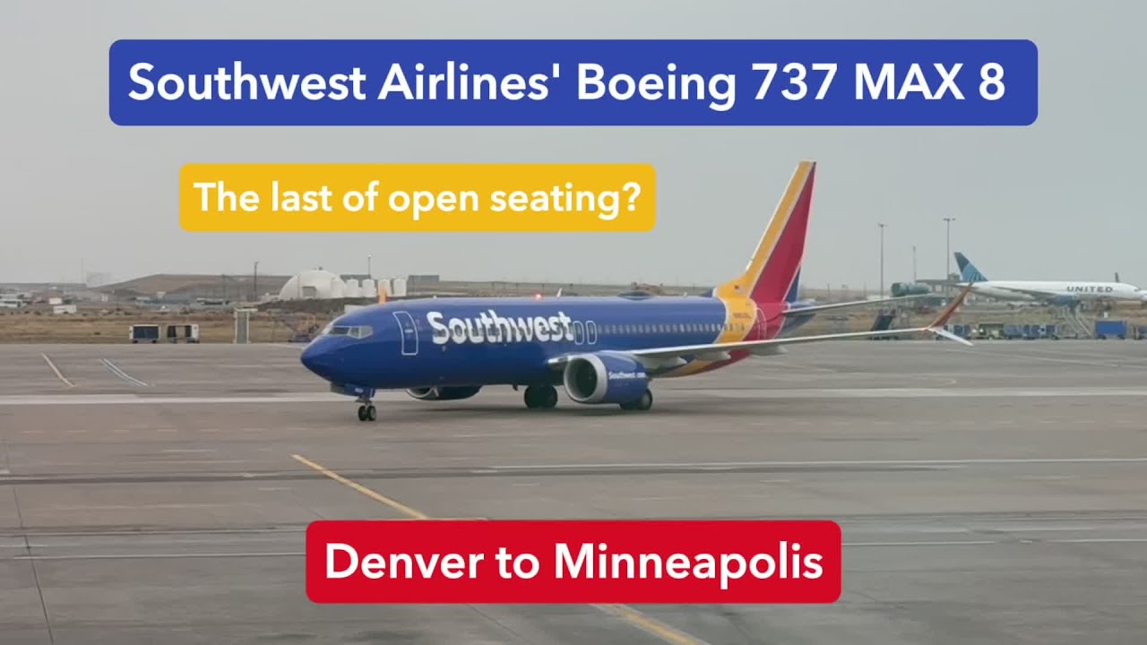 TRIP REPORT | Southwest Airlines | Denver (DEN) to Minneapolis (MSP) | Boeing 737 MAX 8
