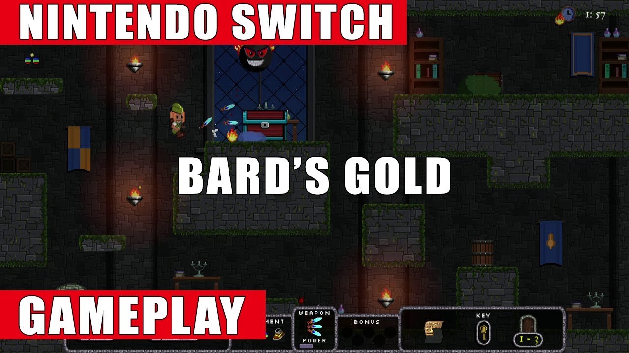 🎮 Bard's Gold (2900.EX) – Nintendo Switch – Neuf Sous Blister – Red Art Games – Action/Plateforme