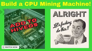 Building a CPU Mining Rig
