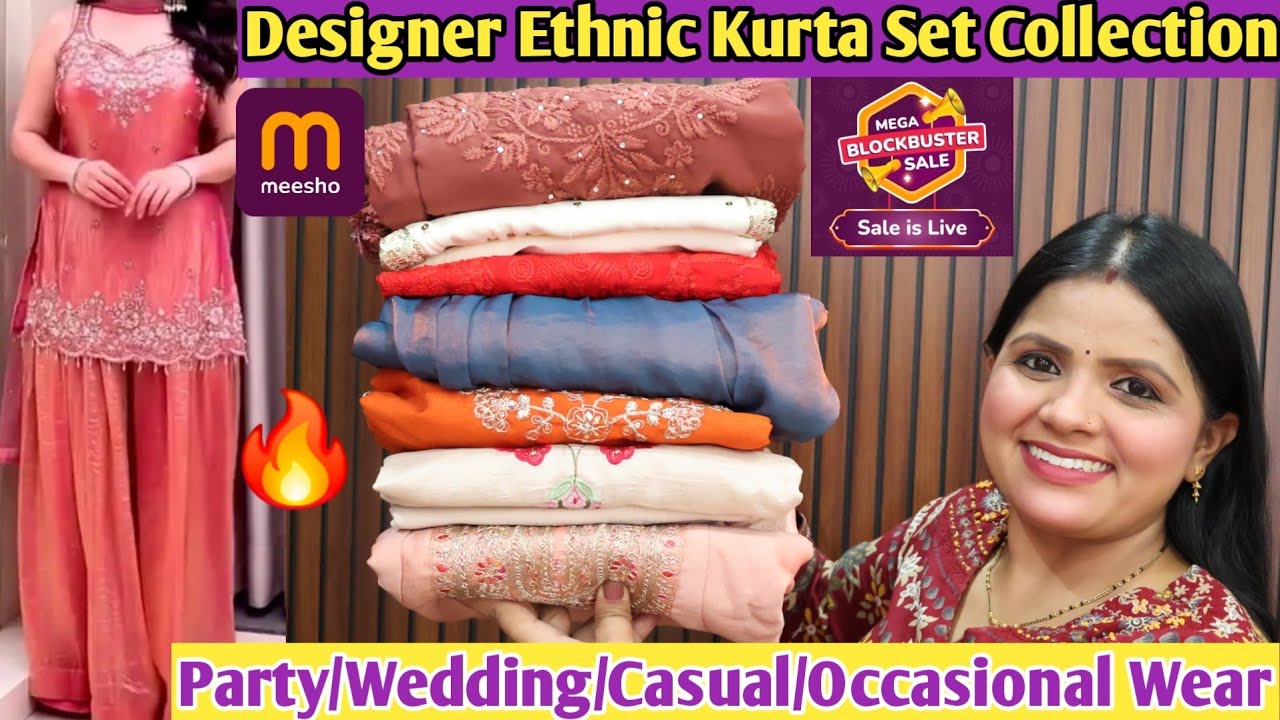 Meesho Huge Designer Kurta Set & Anarkali Haul 😍 Wedding Wear Upto 80% OFF Meesho Blockbuster Sale