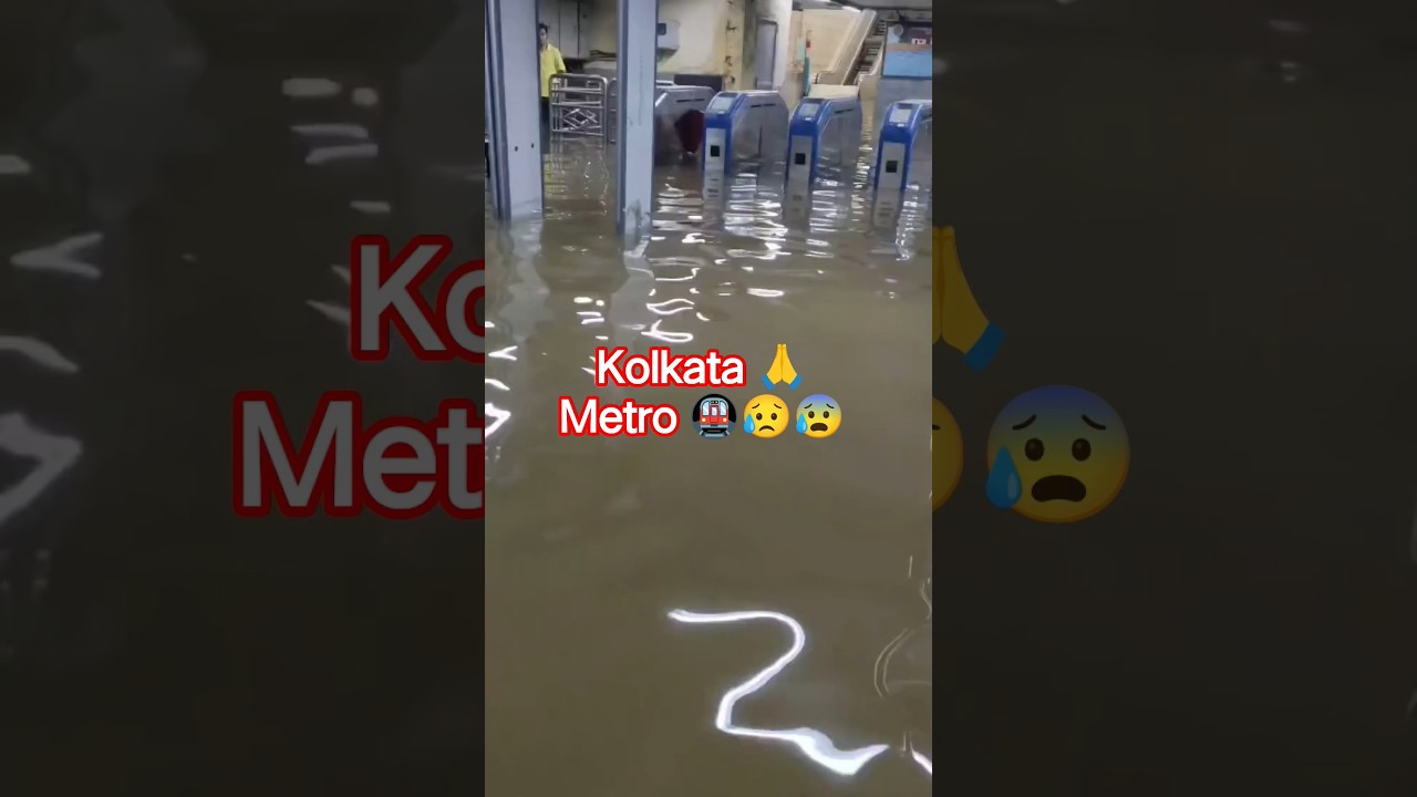 kolkata metro station 🚉😰😥 
