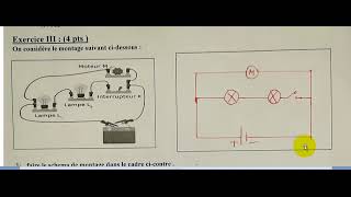 DEVOIR 2 semestre 2  PHYSIQUE (1année collège BIOF ) avec CORRECTION