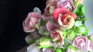 Бутоны Розы своими руками из ХФ  в разных вариациях от Риты. Rose buds of cold porcelain by Rita