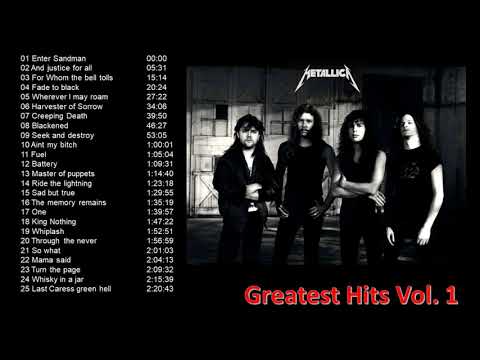 Metallica Greatest Hits