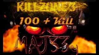 Killzone 3 Multiplayer Gameplay - Maj33y 100 + Kills Stahl Arms