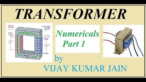 TRANSFORMER EMF EAUATION NUMERICAL  PART 1