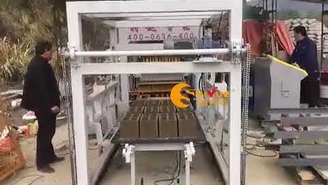 Real production line QT5-15 PLC automatic block making machine with factory direct supply