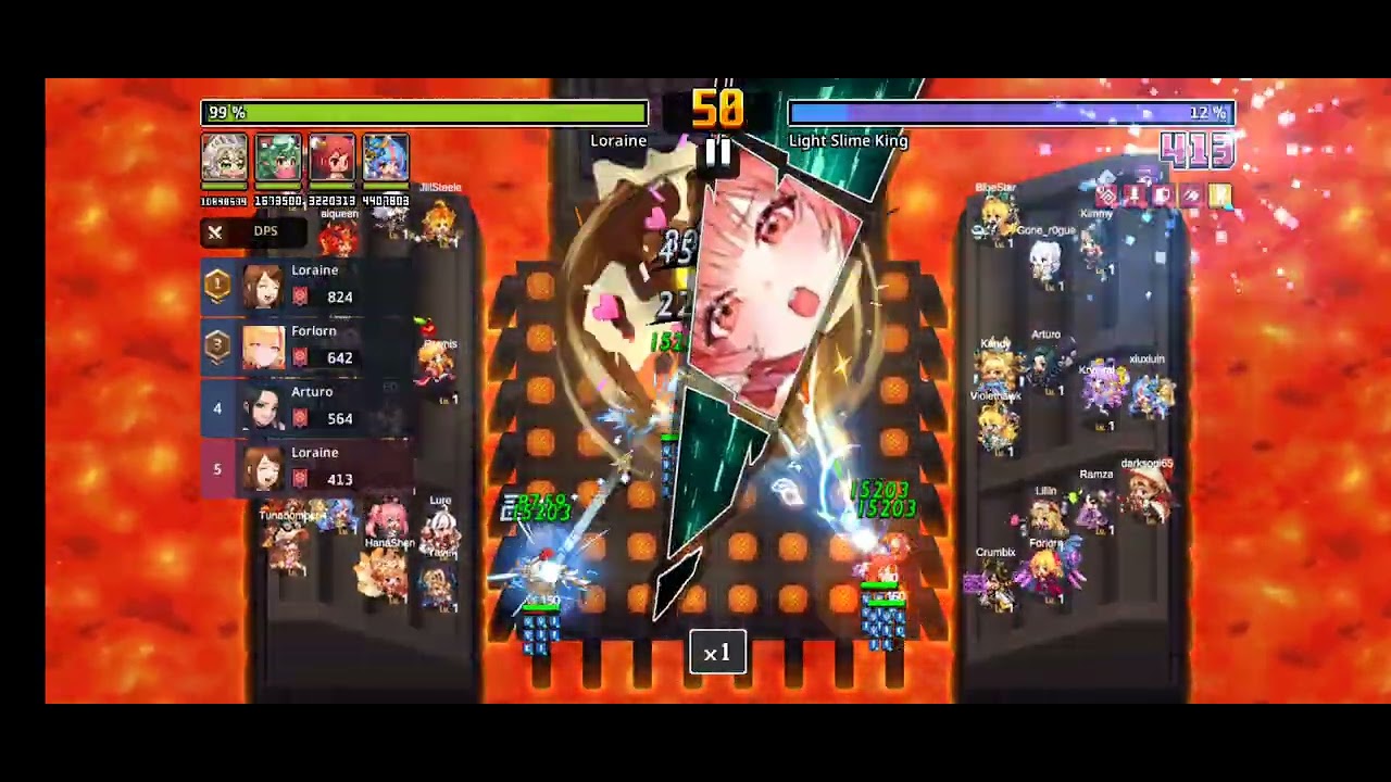 [Guardian Tales] Dungeon Kingdom Arena ( - Light Slime King (Yolo Run) - Injury Weakness