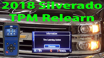 2018 Silverado Sierra TPM Relearn OTC 3838
