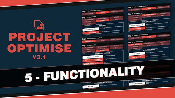 PROJECT OPTIMISE - 05 Functionality Breakdown (Unreal Engine 5 Tool)