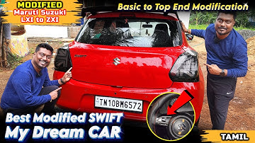 New Swift Modified LXI to ZXI | Swift Modification | Basic to Top End | Car Accessories | Video Shop
