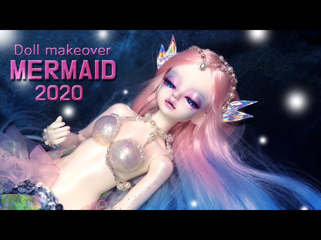 MERMAID 2020디어벨 블랑슈S 인어로 변신! Repaint Custom OOAK Doll/ Dearbelle BJD Blanche S/딩가의 회전목마 (DINGA)