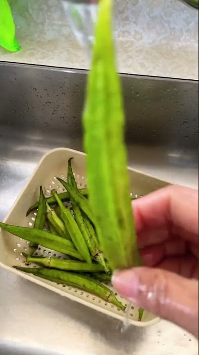 Lady Fingers -ASIAN VEGES-ASMR✅🙏#shorts #satisfying