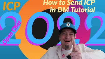 Send Icp in Open Chat Through Instant Message Step By Step Tutorial