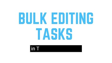 How to Use the Bulk Edit Feature for Efficient Task Management? | TeamWave Projects