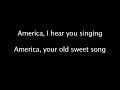 America i hear you singing lyric