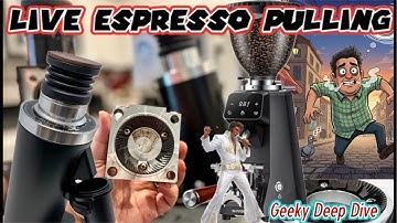 LIVE Espresso Shots: DF64 vs SHARDOR 64MM Flat Burr Grinders