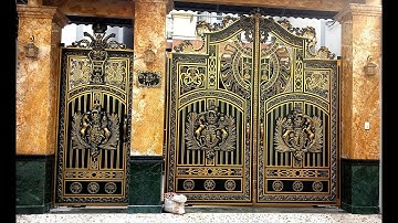 Mẫu Cổng Nhôm Đúc Buckingham La Kín Đẹp Ngất Ngây