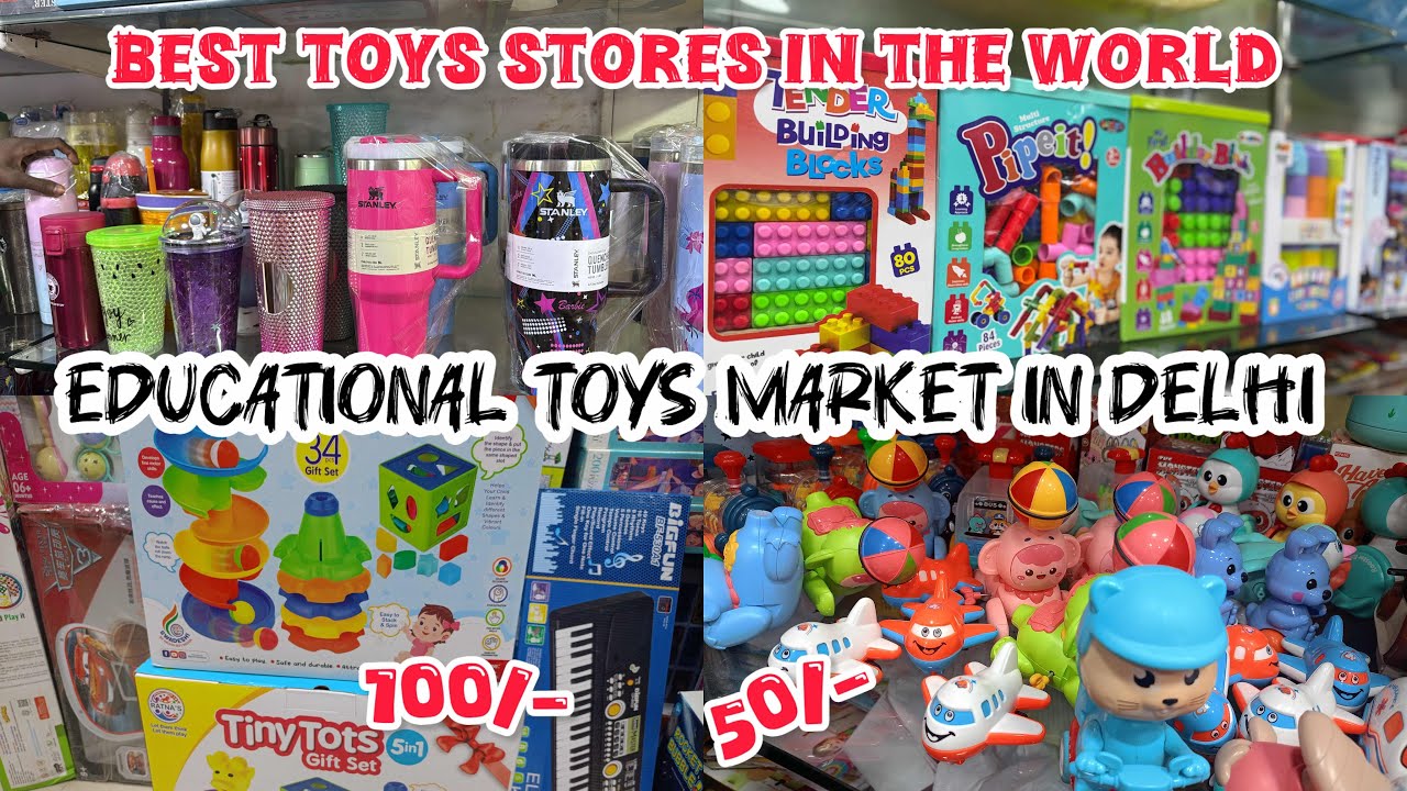 Educational toys market in Delhi ✌🏻🥰 // best toys stores in the world 🤖🫥