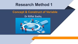 Celebrity Concept & Construct of Variable  | Lecture 4| Research Method in Psychology | Dr Riffat Sadiq |GCWUF Profile