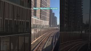 Docklands Light Railway (DLR) Bank to Woolwich Arsenal (B2K Stock unit 16B) YT Short Edition