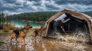RAIN FLOODED THE CAMP TENT | Ateş & Barut are up to Mischief Again!