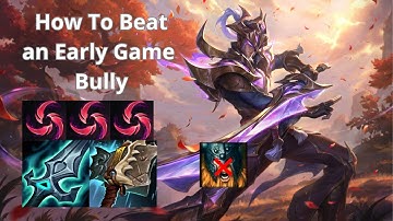 Unranked To Master With Master Yi Top - How To Beat An Early Game Bully
