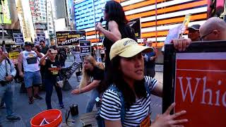 PRO-TRUMP / ANTI-TRUMP / REFUSE FASCISM RALLIES NYC (2)
