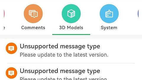 How to fix unsupported message type please update to the latest version problem imo 2025