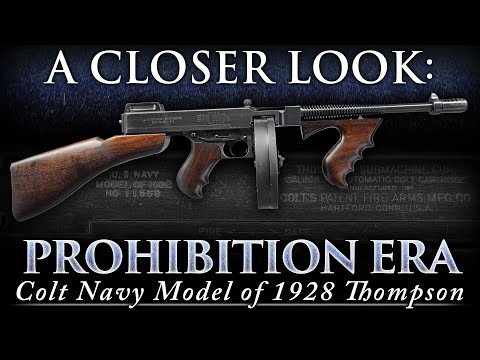 A Closer Look Beautiful PROHIBITION ERA Colt Navy Model 1928 Thompson SMG