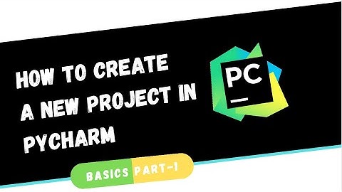 How to create a NEW project in Pycharm | Basics Part-1 | Code with Shahab