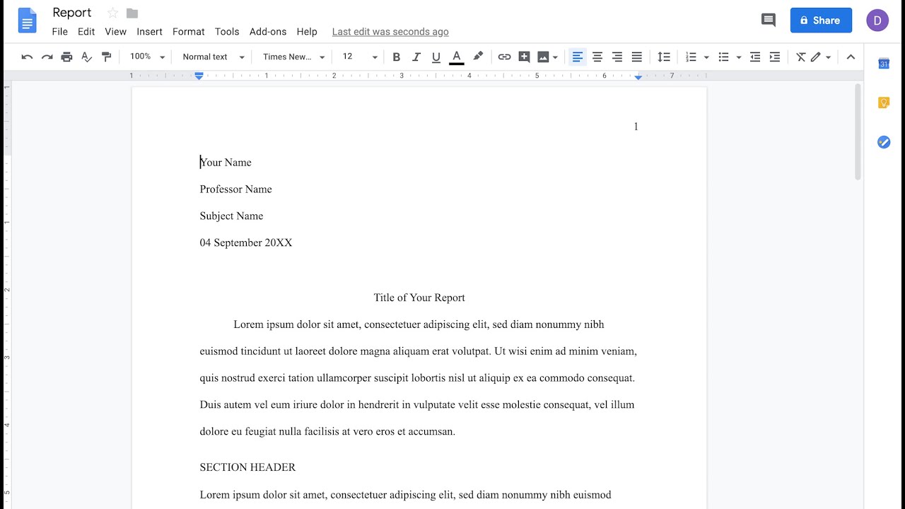 How to Make an MLA Format Paper with Works Cited Page in