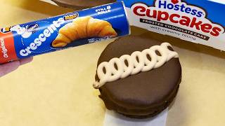 If you bake Hostess Cupcakes inside crescent rolls..