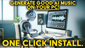 The "Stable Diffusion" of AI Music & Audio! Free, Local, One Click Install!