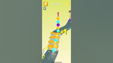 Stack Rider | Pick up balls to make your stack higher! Walkthrough (Level 520)