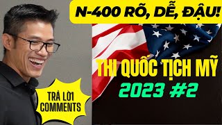 Tập 2 🇺🇸 Thi Quốc Tịch Mỹ 2023 Luyện N-400 Rõ Dễ Đậu screenshot 3