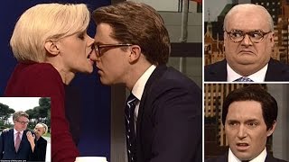 SNL Saturday Night Live spoofs Joe Scarborough and Mika Brzezinski 's engagement with Morning Joe SNL Saturday Night Live spoofs Joe Scarborough and Mika Brzezinski 's engagement with Morning Joe
