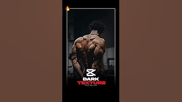 Dark Texture Effect Tutorial in Capcut 🤯🔥 | Gym Edits #capcut #edit #editingtutorial