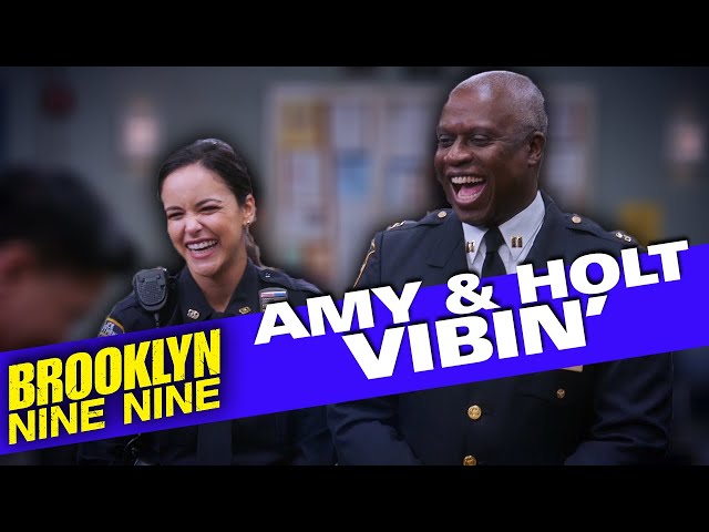 Holt and Amy Vibing Together  | Brooklyn Nine-Nine class=