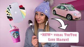 I tested out *BRAND NEW* viral TikTok life hacks!! *CRAZY*