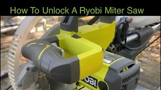 Help on how to unlock old miter saw : r/Tools