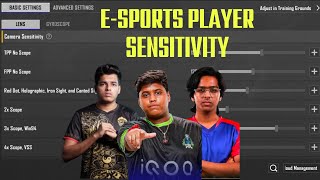 BGMI (PUBG) E-SPORTS PLAYER SENSITIVITY ! JOKER - JONATHAN - SPOWER 