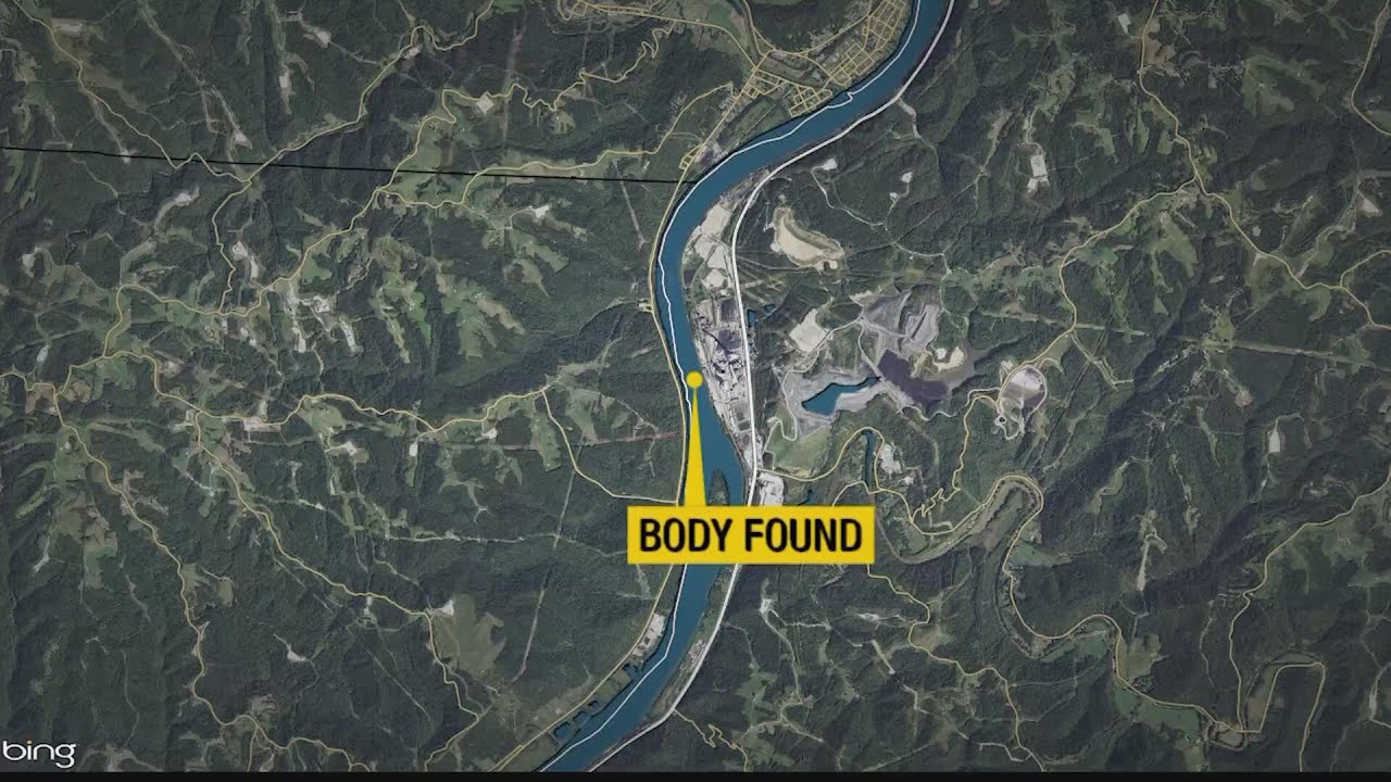 Body found stuck under barge in Ohio River - YouTube